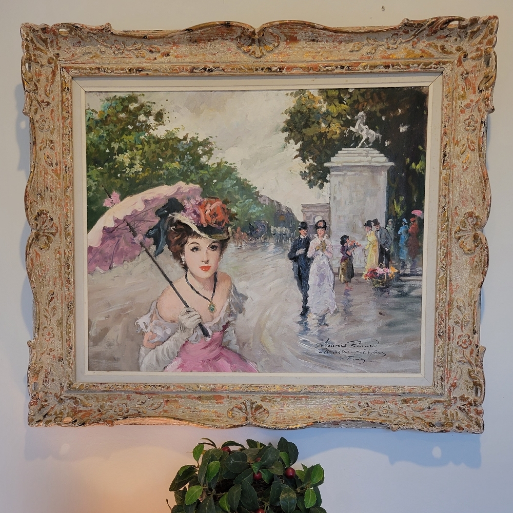 IMPORTED FROM FRANCE ORIGINAL painting - Antique, Maurice Renard